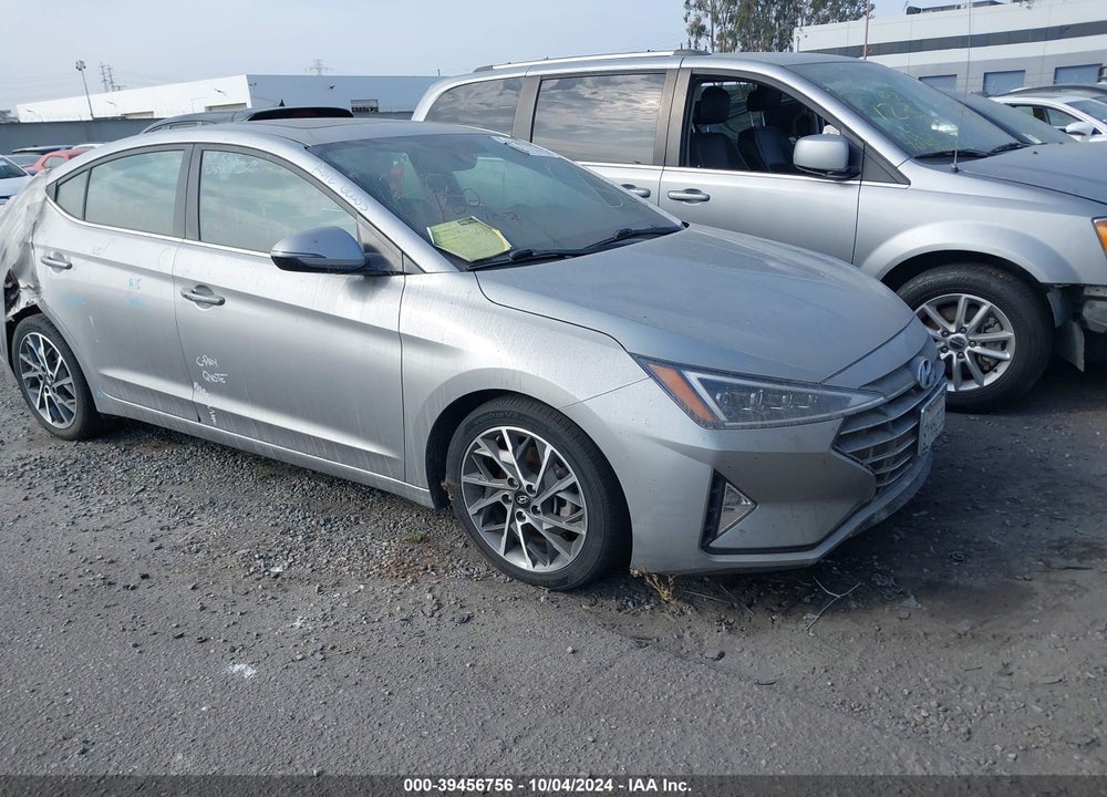 2020 HYUNDAI ELANTRA LIMITED VIN: 5NPD84LFXLH626521