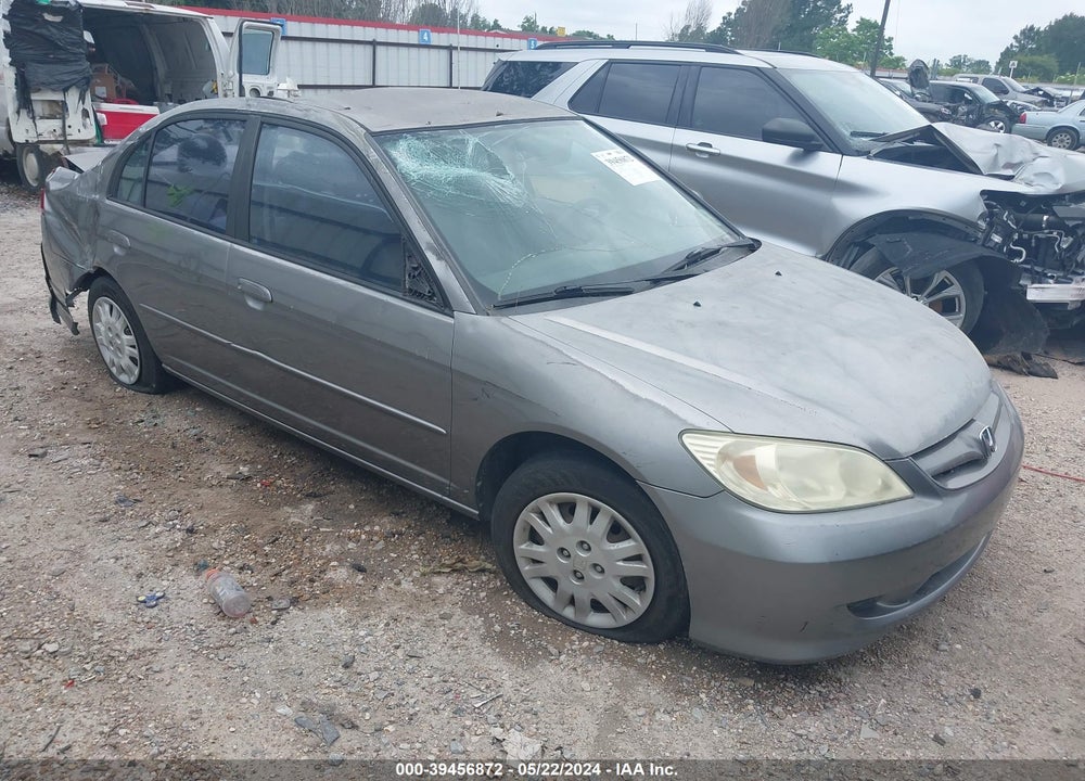 2005 HONDA CIVIC LX VIN: 2HGES15525H545244