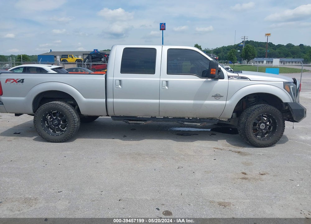 2012 FORD F-250 LARIAT VIN: 1FT7W2BT5CEB98629