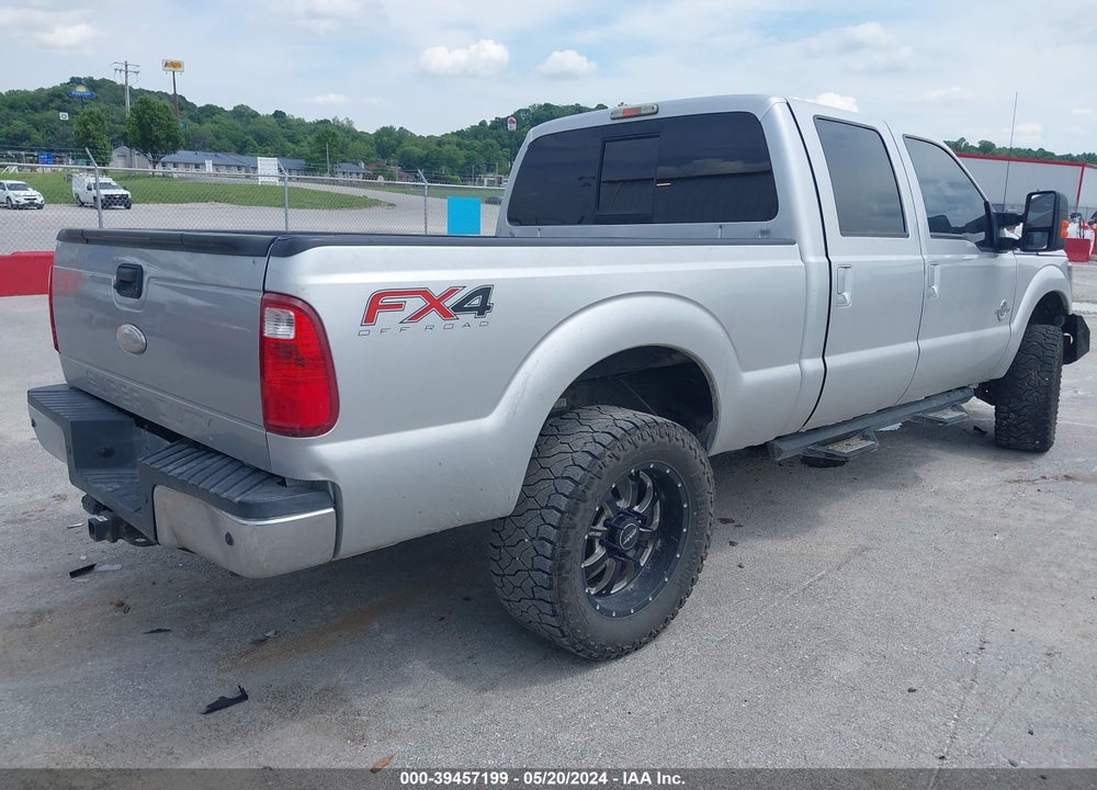 2012 FORD F-250 LARIAT VIN: 1FT7W2BT5CEB98629