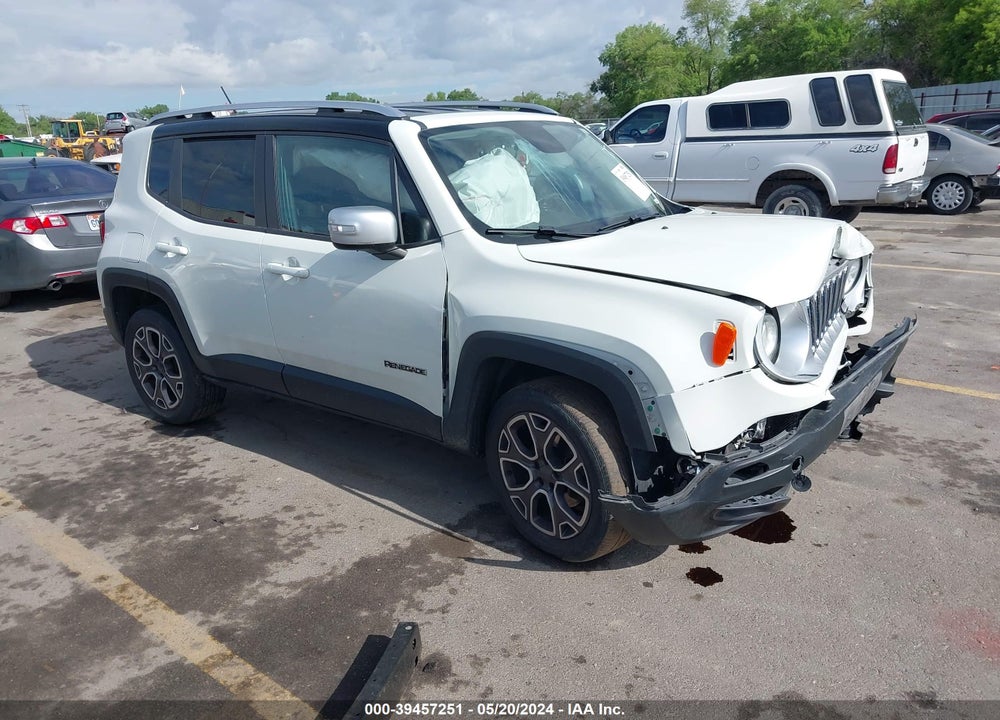 2015 JEEP RENEGADE LIMITED VIN: ZACCJBDT0FPB74759