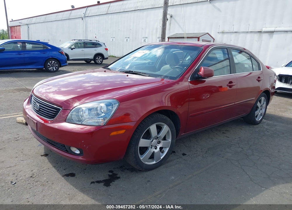 2007 KIA OPTIMA LX VIN: KNAGE123X75112845