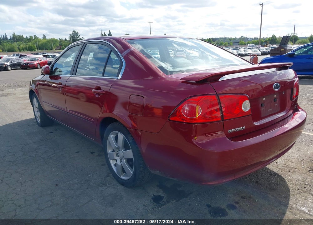 2007 KIA OPTIMA LX VIN: KNAGE123X75112845