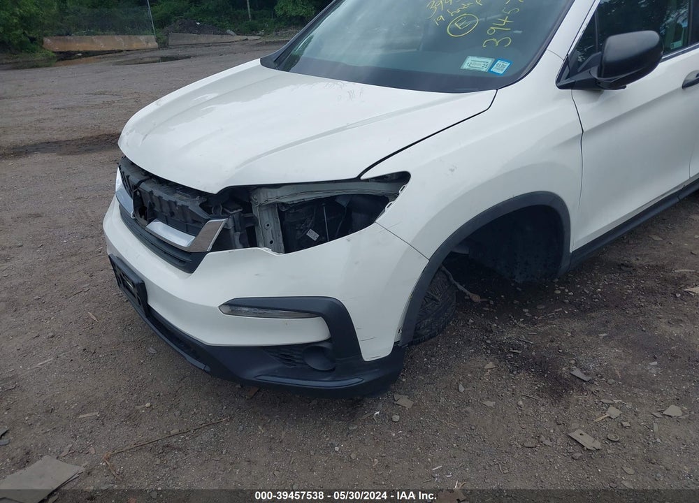 2019 HONDA PILOT LX VIN: 5FNYF6H17KB017576