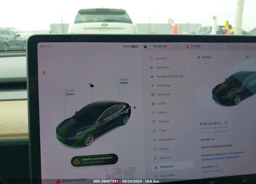 2018 TESLA MODEL 3 LONG RANGE/PERFORMANCE VIN: 5YJ3E1EB9JF127508