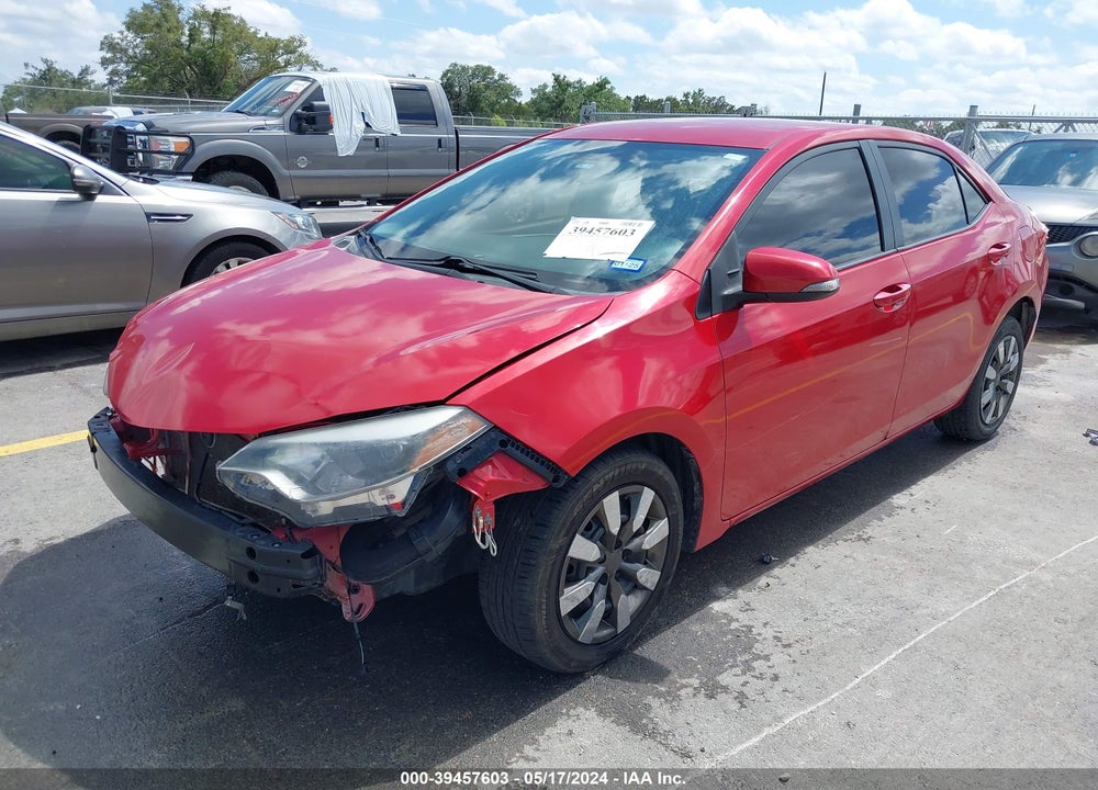 2016 TOYOTA COROLLA S VIN: 2T1BURHE1GC562264