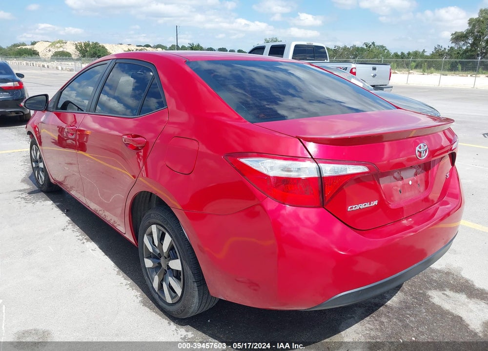 2016 TOYOTA COROLLA S VIN: 2T1BURHE1GC562264