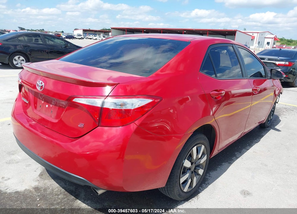 2016 TOYOTA COROLLA S VIN: 2T1BURHE1GC562264