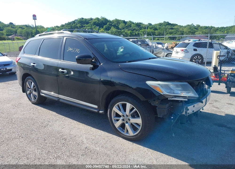 2014 NISSAN PATHFINDER PLATINUM VIN: 5N1AR2MN1EC727502
