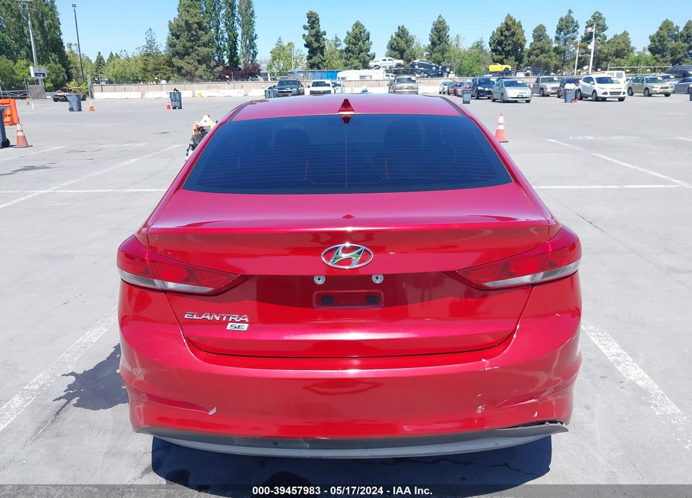 2017 HYUNDAI ELANTRA SE VIN: 5NPD74LFXHH164245