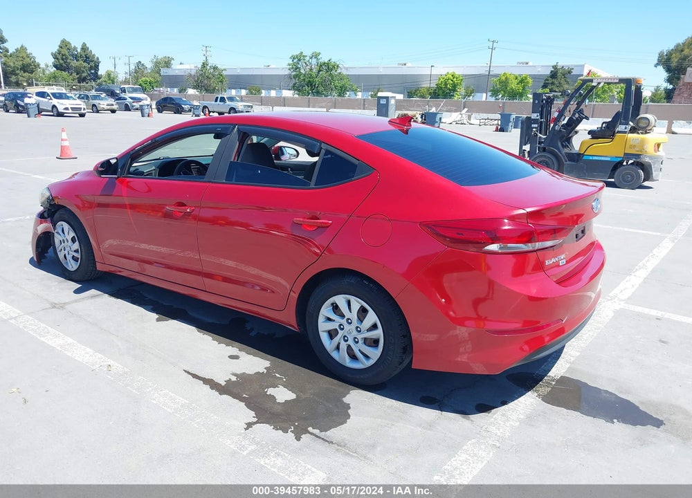 2017 HYUNDAI ELANTRA SE VIN: 5NPD74LFXHH164245