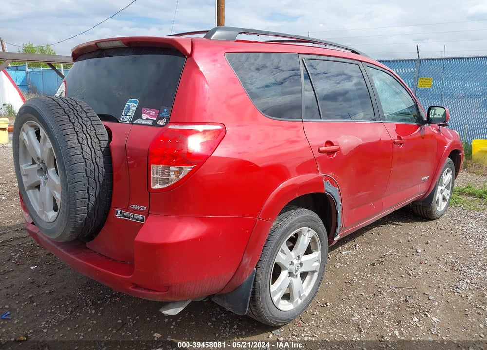 2007 TOYOTA RAV4 SPORT V6 VIN: JTMBK32V275024486