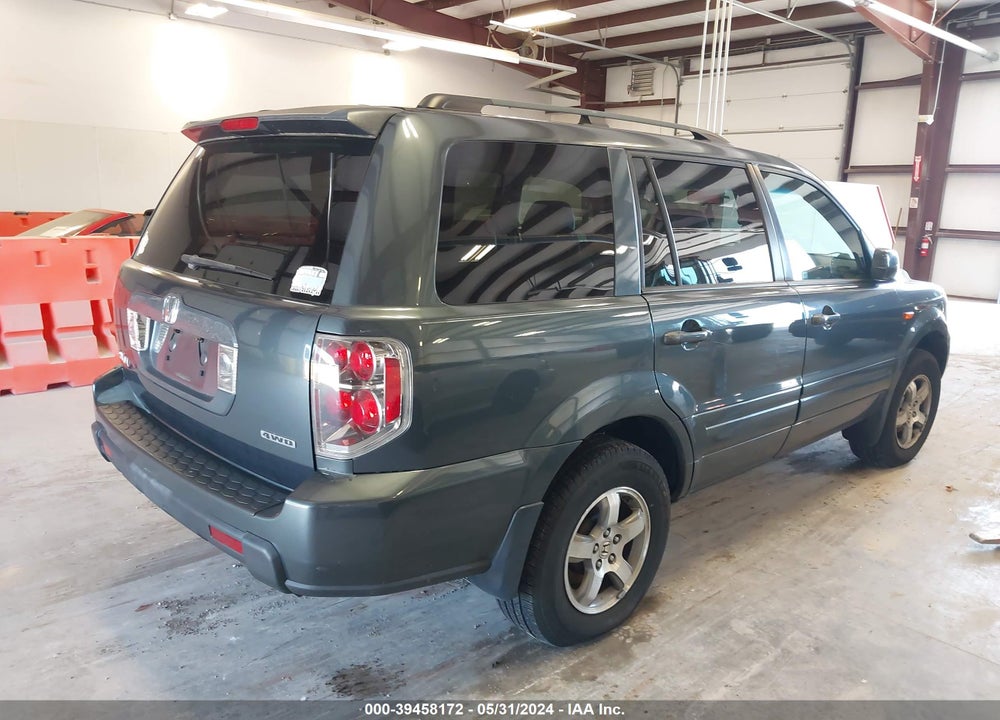 2006 HONDA PILOT EX-L VIN: 2HKYF18666H554011