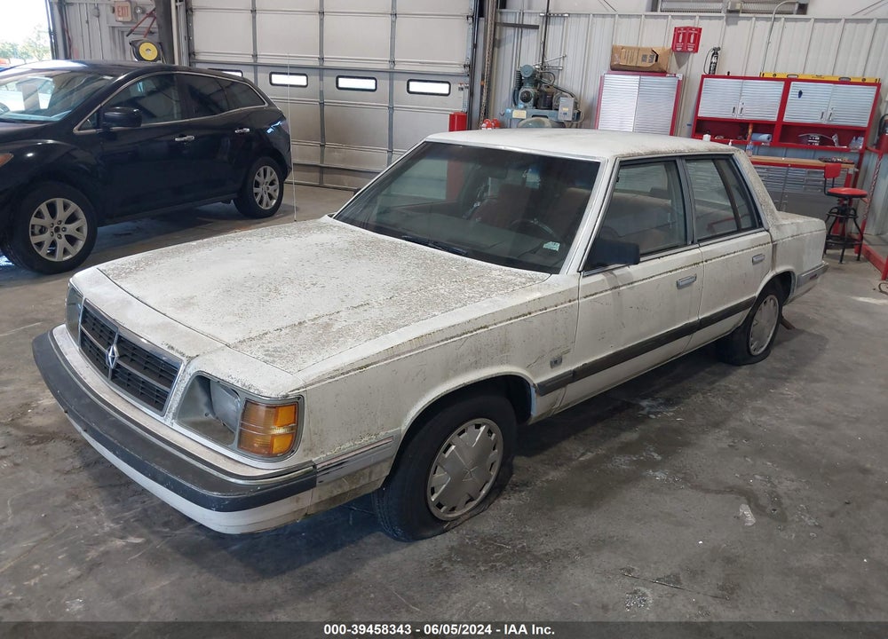 1987 DODGE ARIES VIN: 1B3BD36D2HF306314