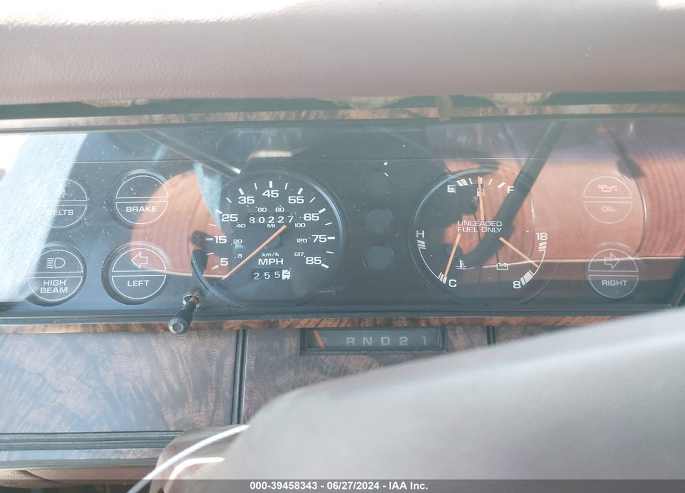 1987 DODGE ARIES VIN: 1B3BD36D2HF306314