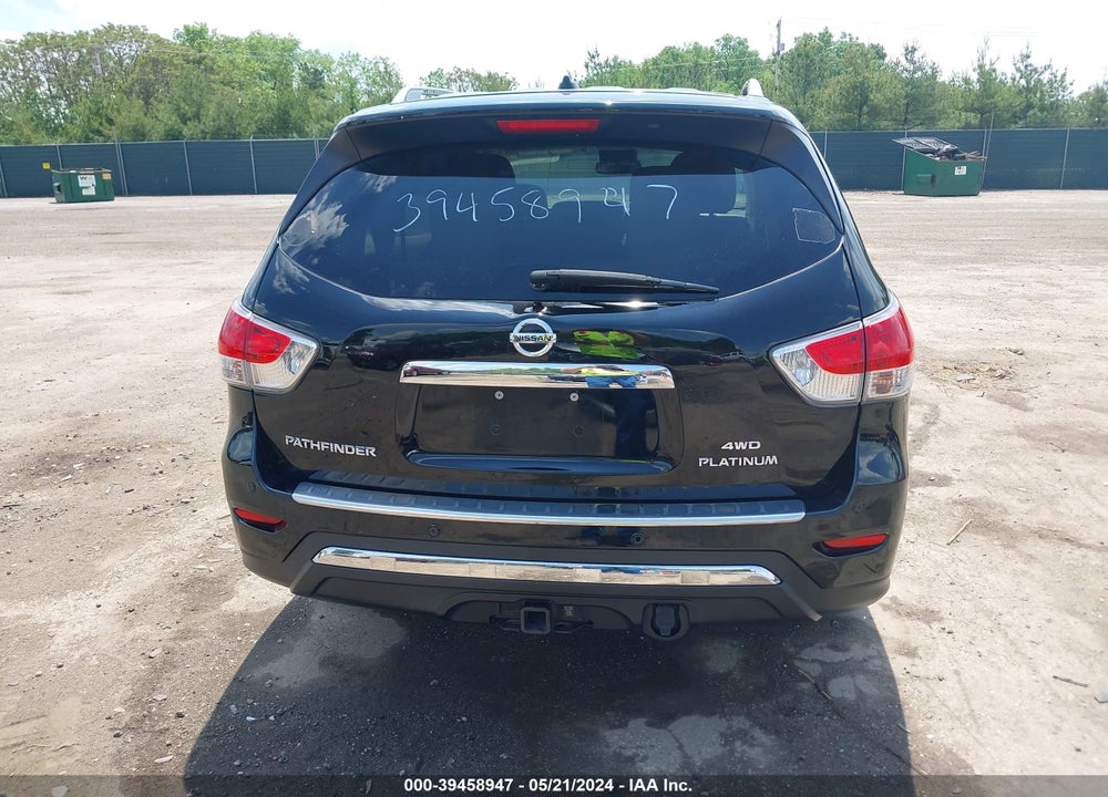 2014 NISSAN PATHFINDER PLATINUM VIN: 5N1AR2MM8EC647072
