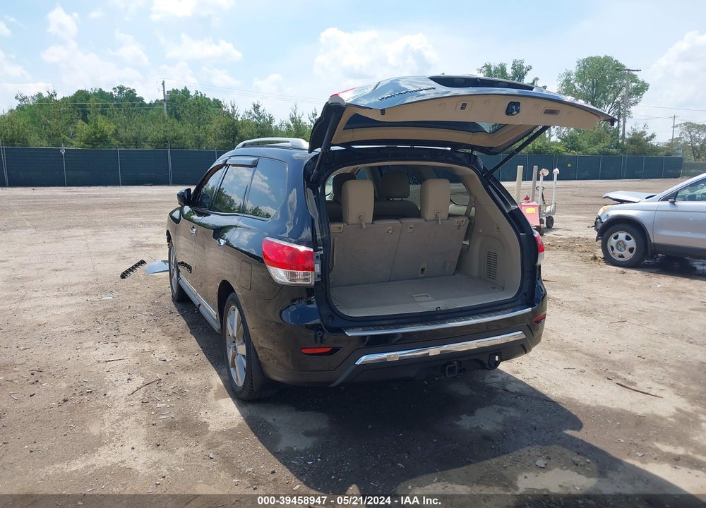 2014 NISSAN PATHFINDER PLATINUM VIN: 5N1AR2MM8EC647072