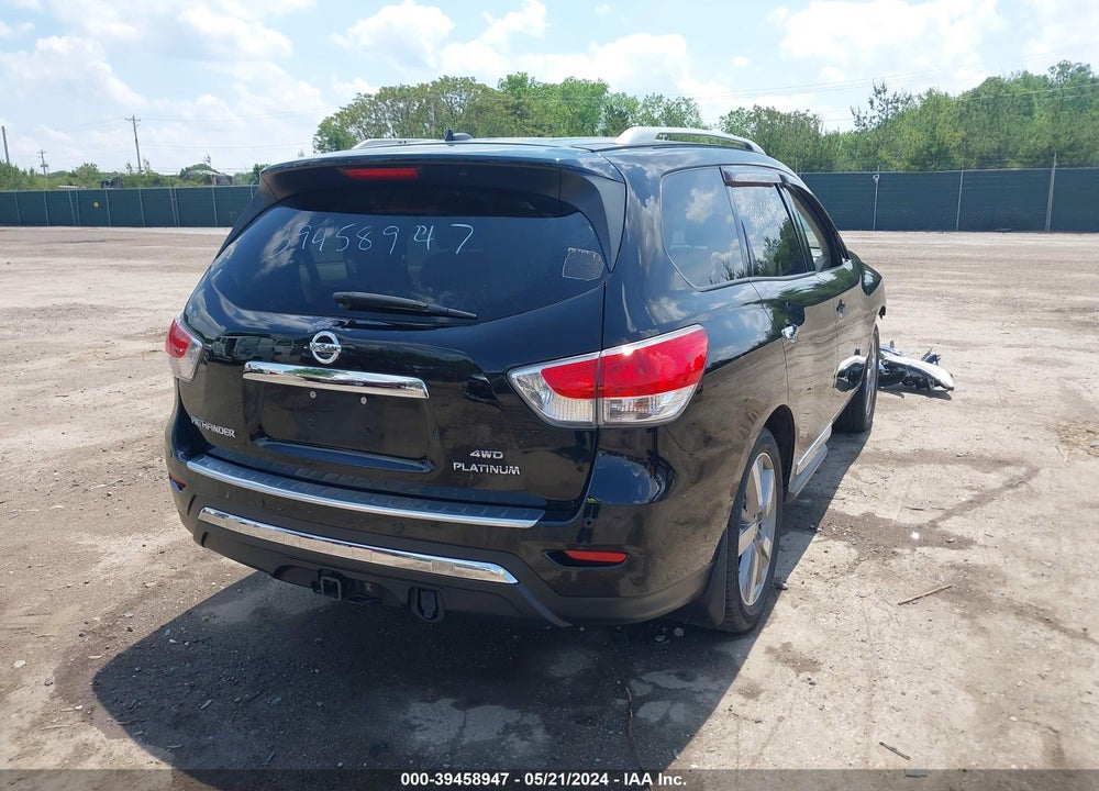 2014 NISSAN PATHFINDER PLATINUM VIN: 5N1AR2MM8EC647072