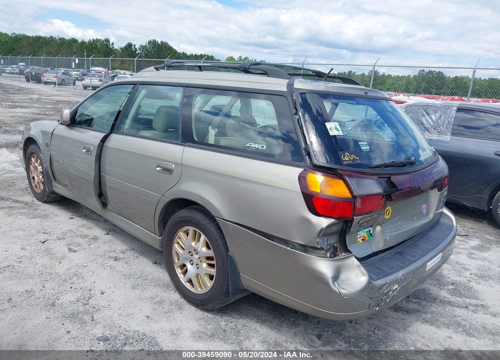 2003 SUBARU OUTBACK H6-3.0 L.L. BEAN EDITION VIN: 4S3BH806337626903