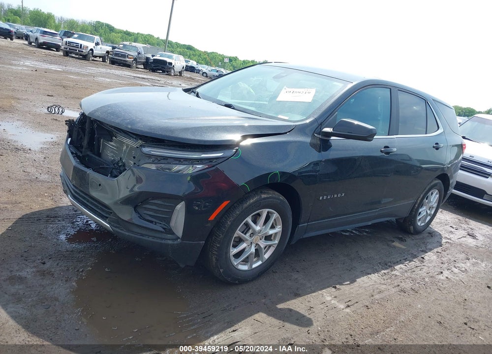 2022 CHEVROLET EQUINOX FWD LT VIN: 3GNAXKEV1NL196175