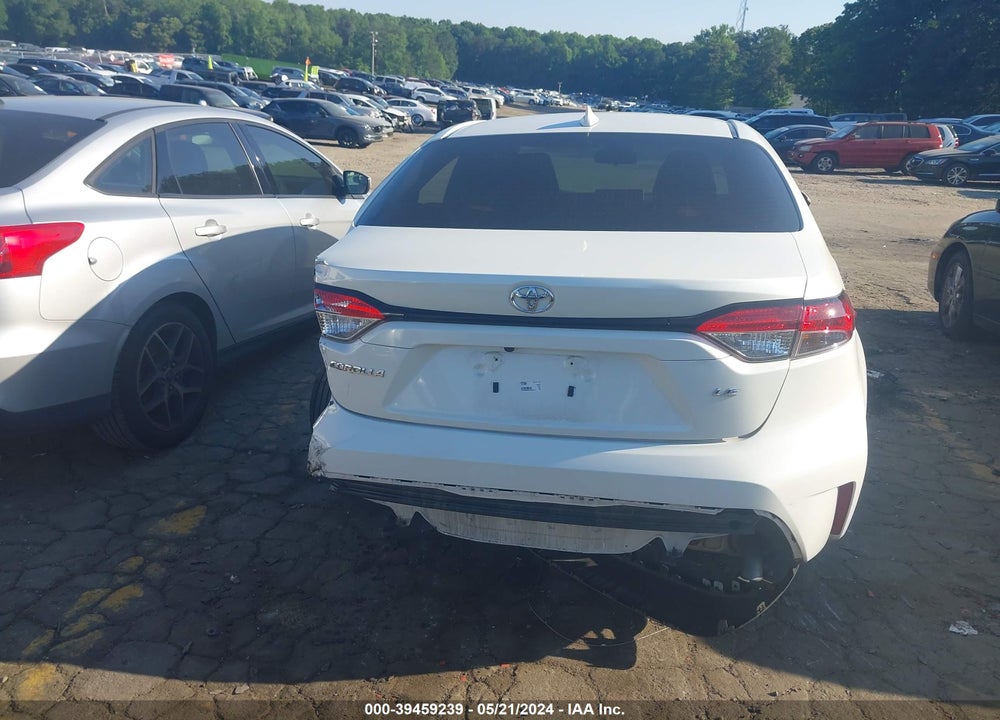 2020 TOYOTA COROLLA LE VIN: 5YFEPRAE8LP106187