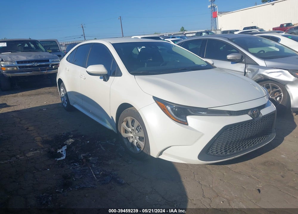 2020 TOYOTA COROLLA LE VIN: 5YFEPRAE8LP106187