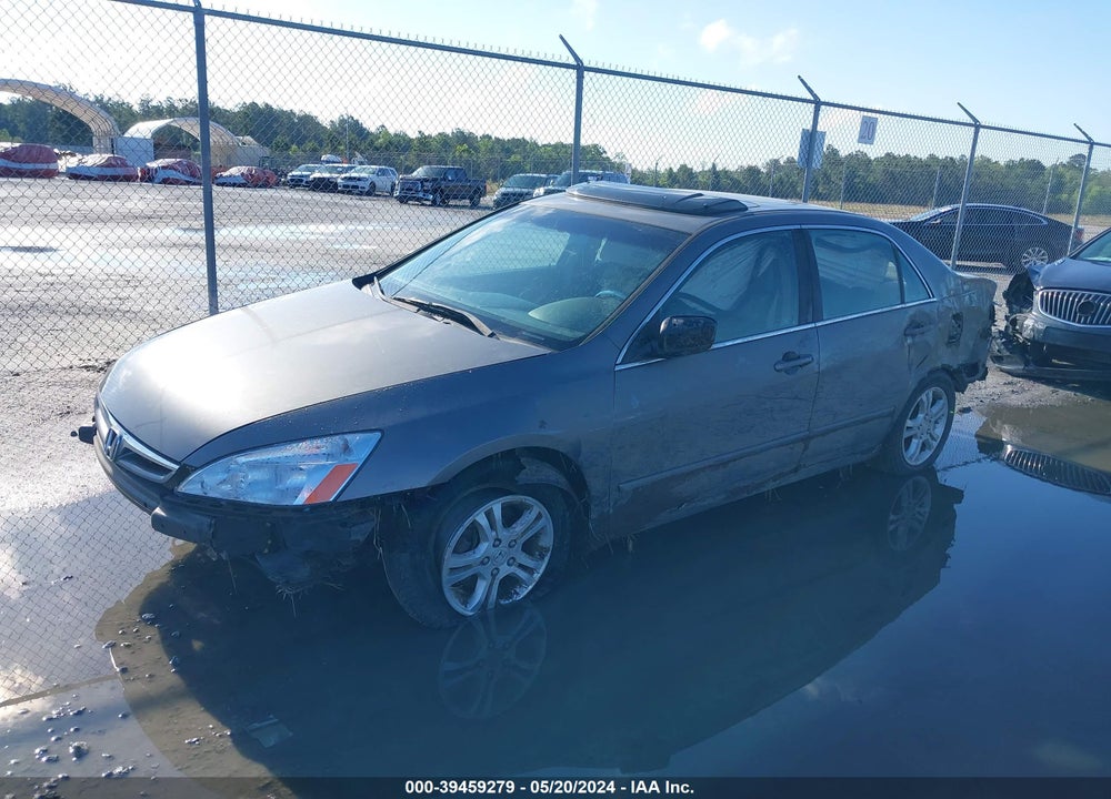 2007 HONDA ACCORD 2.4 EX VIN: 1HGCM56737A118049