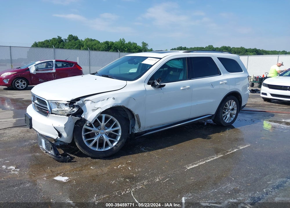 2016 DODGE DURANGO LIMITED VIN: 1C4RDJDG5GC437591