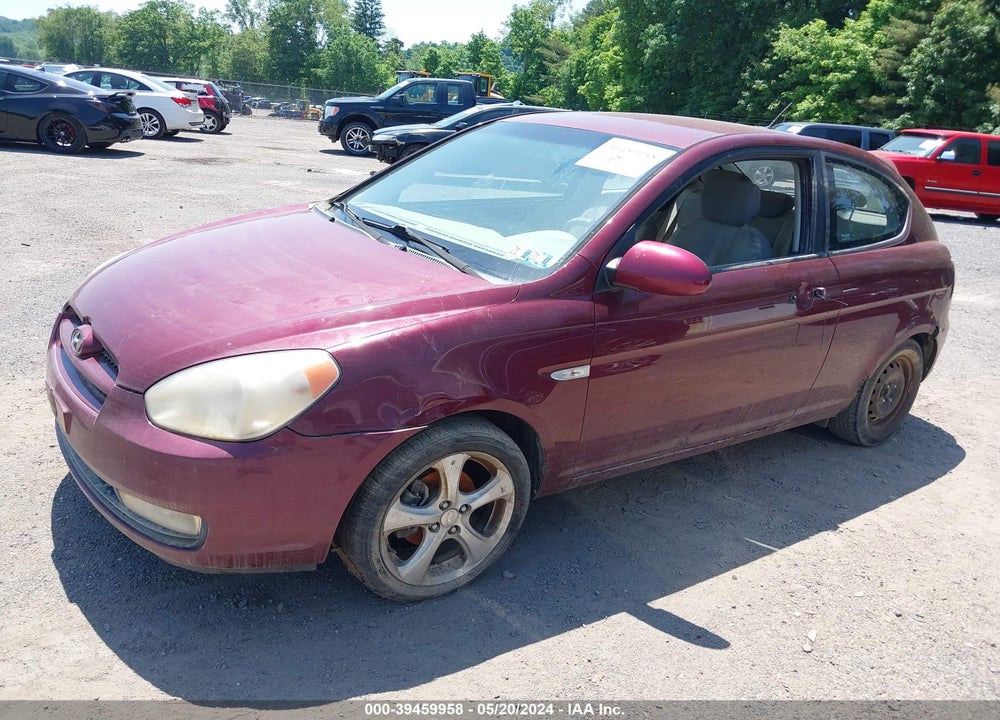 2007 HYUNDAI ACCENT SE VIN: KMHCN36C67U048229
