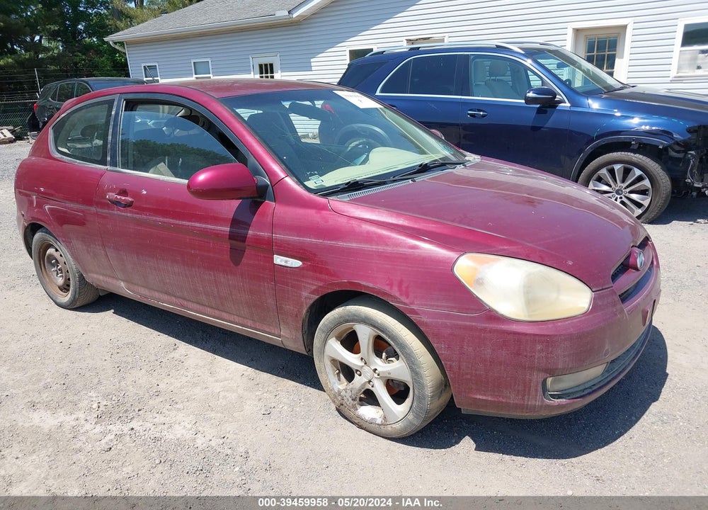 2007 HYUNDAI ACCENT SE VIN: KMHCN36C67U048229