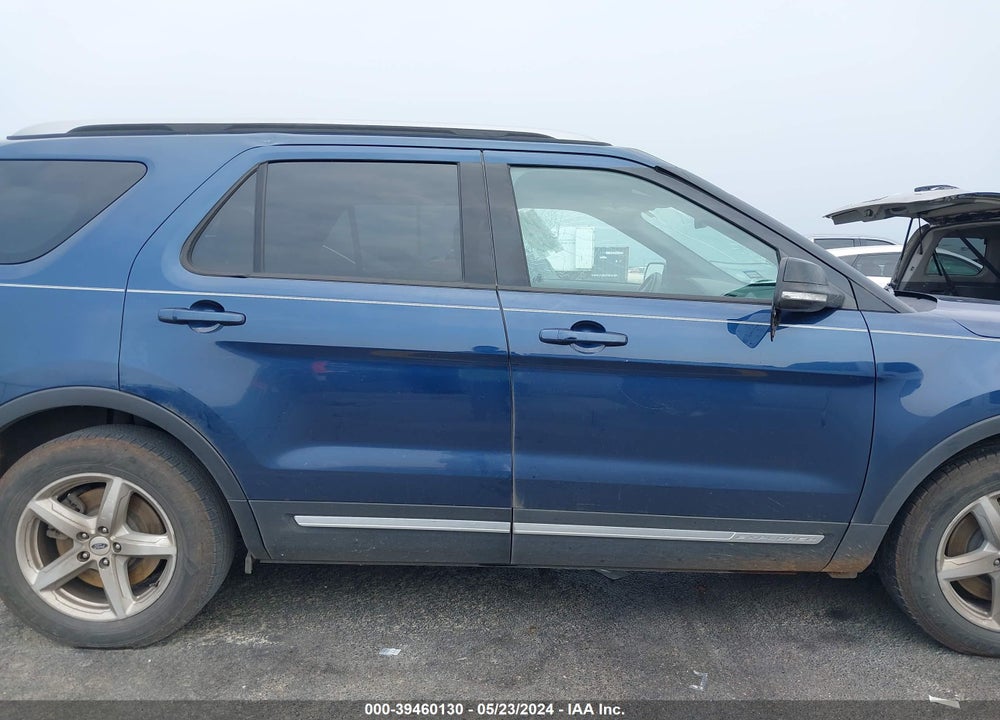 2017 FORD EXPLORER XLT VIN: 1FM5K7D86HGD38185