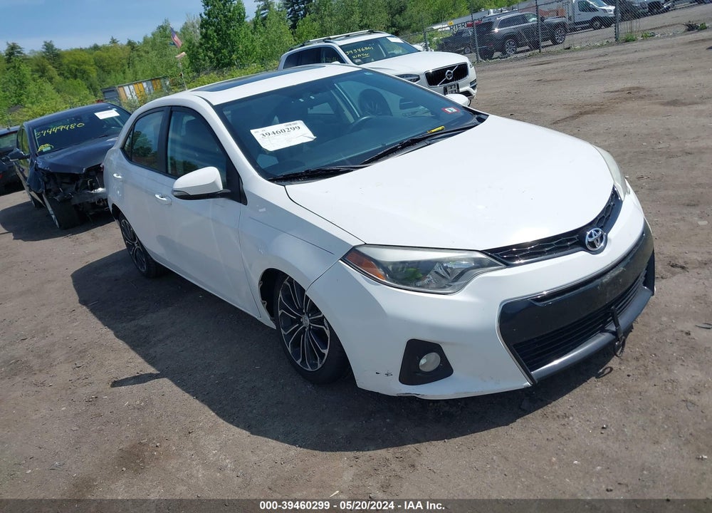 2014 TOYOTA COROLLA S PLUS VIN: 2T1BURHE5EC040654