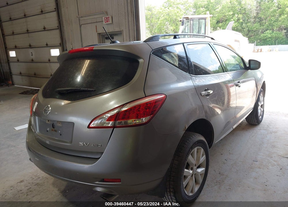 2011 NISSAN MURANO VIN: JN8AZ1MW5BW151709