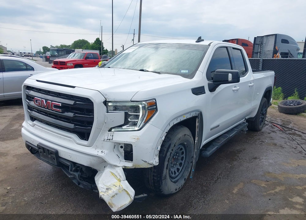 2022 GMC SIERRA 1500 LIMITED 2WD DOUBLE CAB STANDARD BOX ELEVATION VIN: 1GTR8CEK8NZ225605