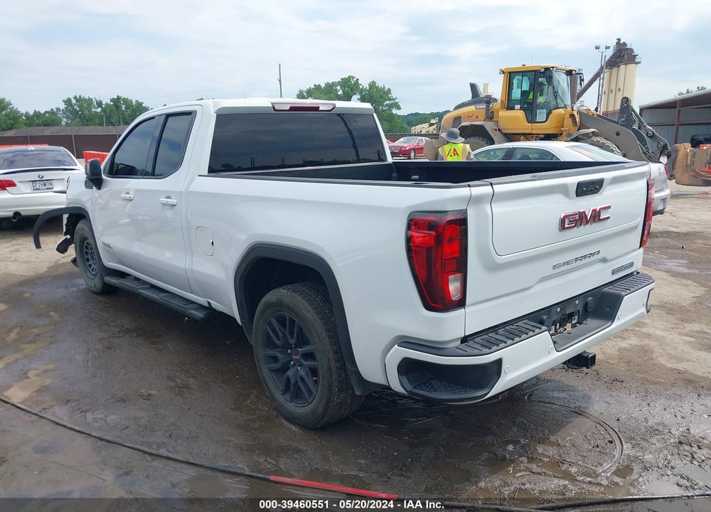 2022 GMC SIERRA 1500 LIMITED 2WD DOUBLE CAB STANDARD BOX ELEVATION VIN: 1GTR8CEK8NZ225605