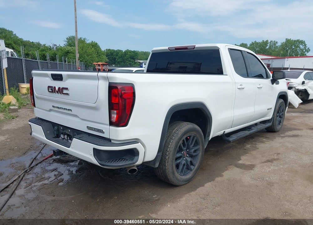 2022 GMC SIERRA 1500 LIMITED 2WD DOUBLE CAB STANDARD BOX ELEVATION VIN: 1GTR8CEK8NZ225605