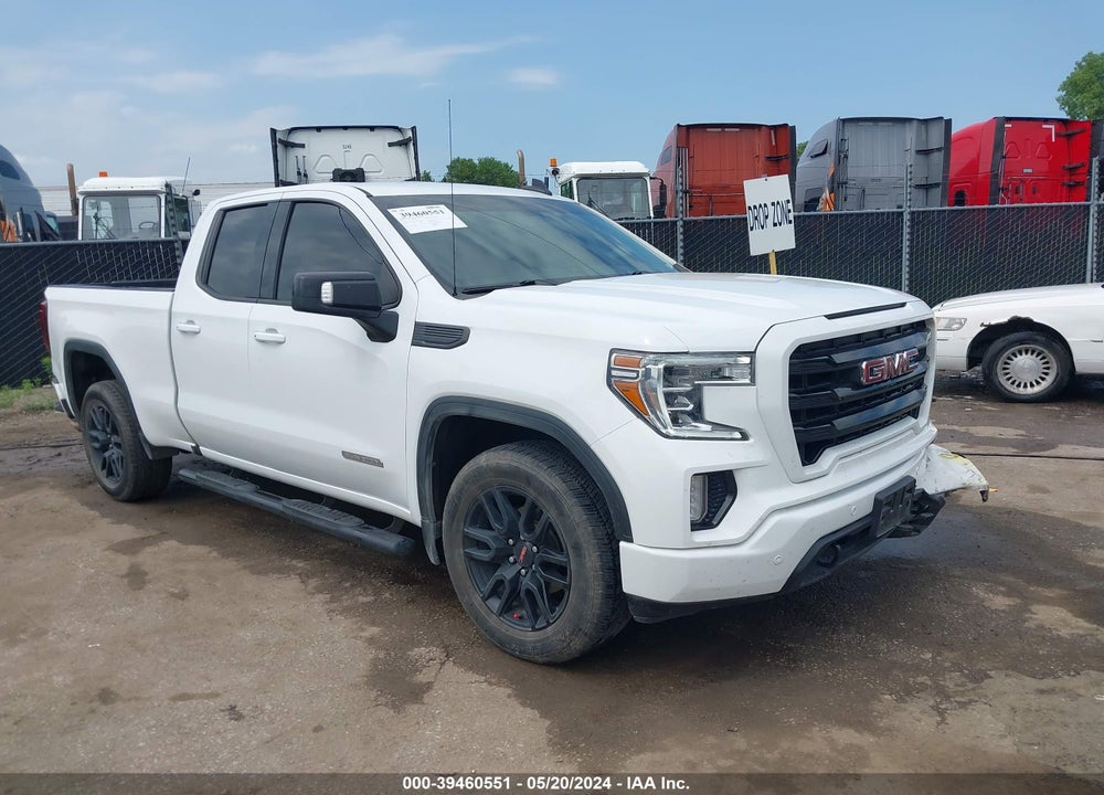 2022 GMC SIERRA 1500 LIMITED 2WD DOUBLE CAB STANDARD BOX ELEVATION VIN: 1GTR8CEK8NZ225605