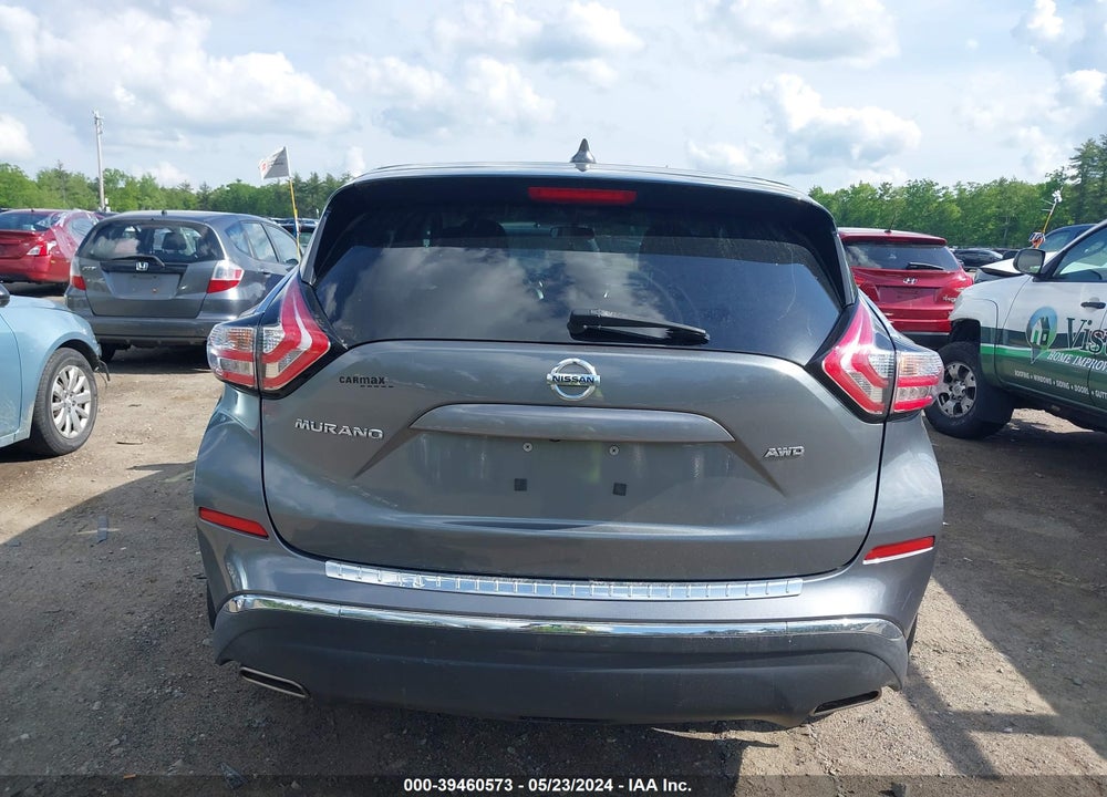 2017 NISSAN MURANO S VIN: 5N1AZ2MH6HN193173