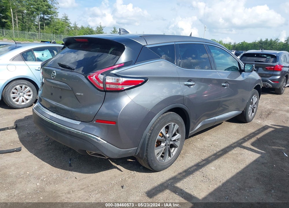 2017 NISSAN MURANO S VIN: 5N1AZ2MH6HN193173