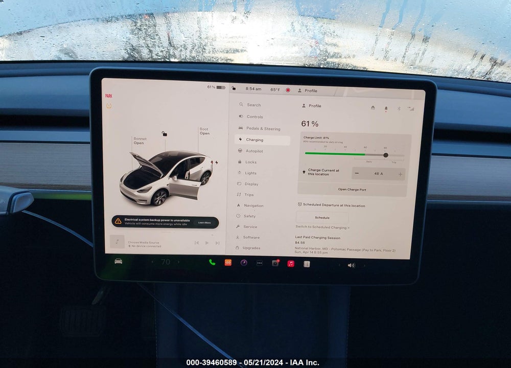 2023 TESLA MODEL Y AWD/LONG RANGE DUAL MOTOR ALL-WHEEL DRIVE VIN: 7SAYGDEEXPA106235