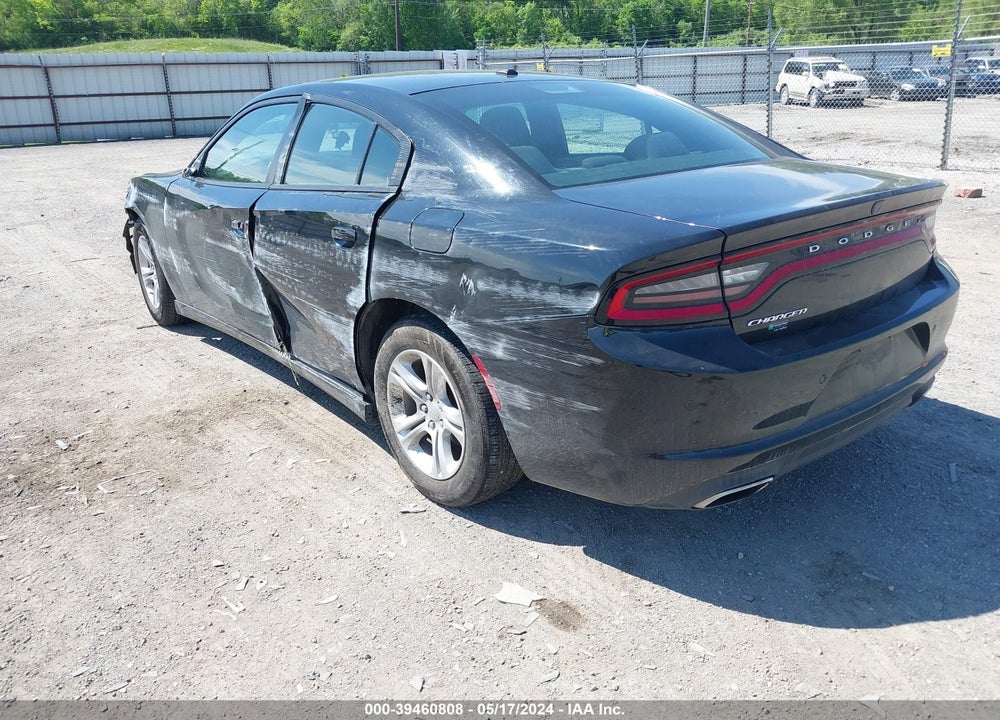 2019 DODGE CHARGER SXT RWD VIN: 2C3CDXBG3KH696070