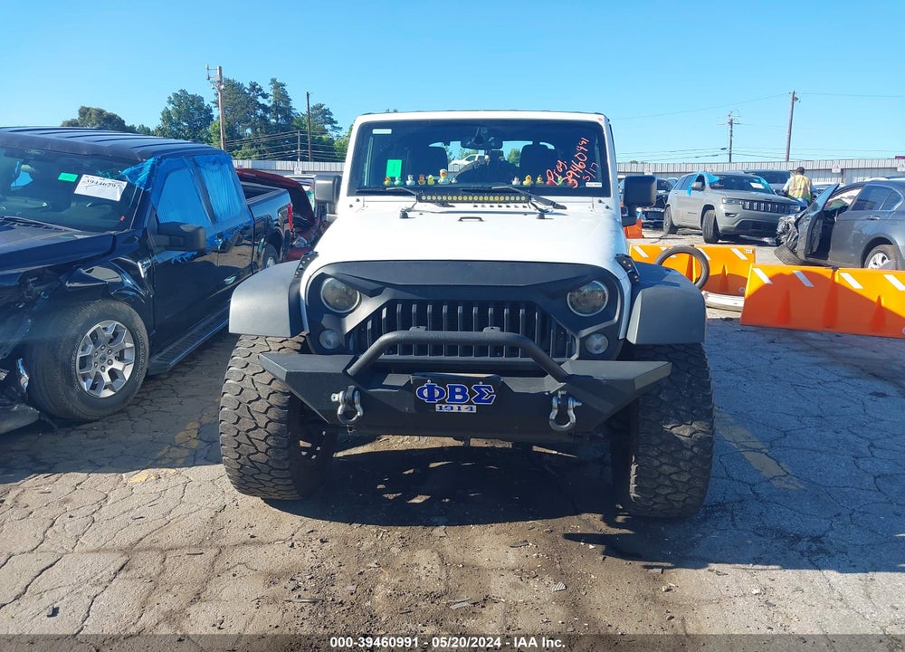 2016 JEEP WRANGLER UNLIMITED SPORT VIN: 1C4BJWDG4GL119856