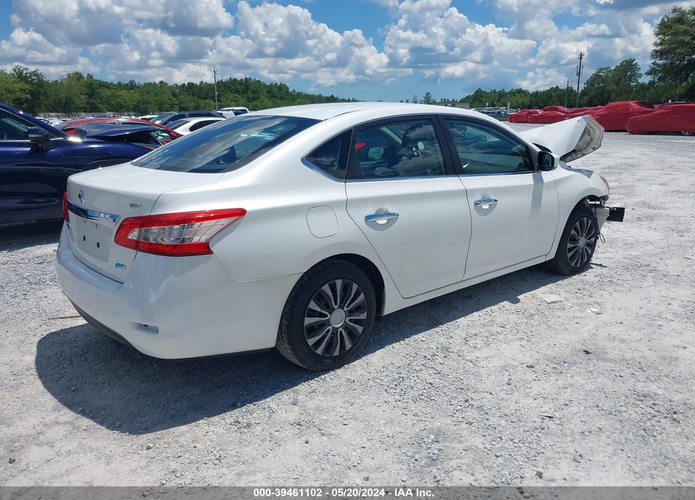 2014 NISSAN SENTRA SV VIN: 3N1AB7AP3EL621104