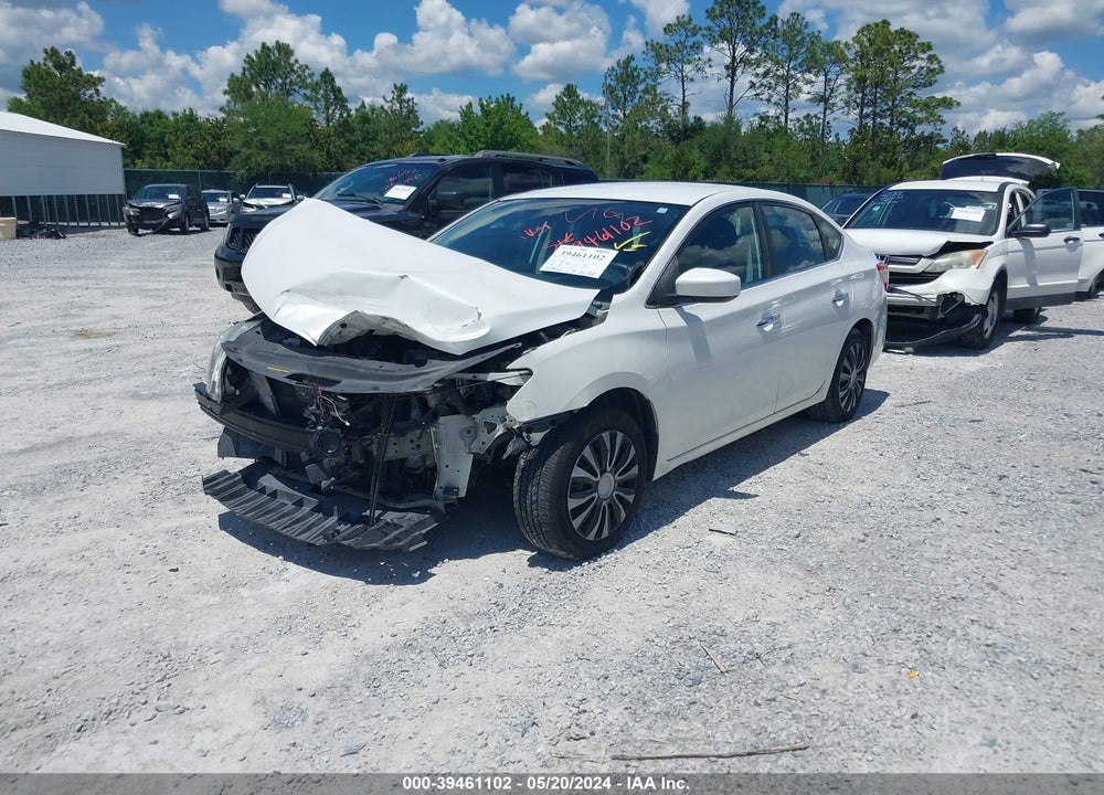 2014 NISSAN SENTRA SV VIN: 3N1AB7AP3EL621104