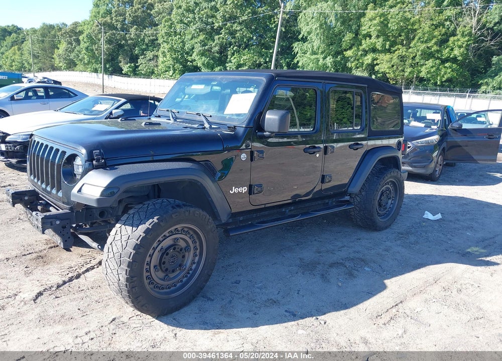 2020 JEEP WRANGLER UNLIMITED SPORT S 4X4 VIN: 1C4HJXDG2LW240717