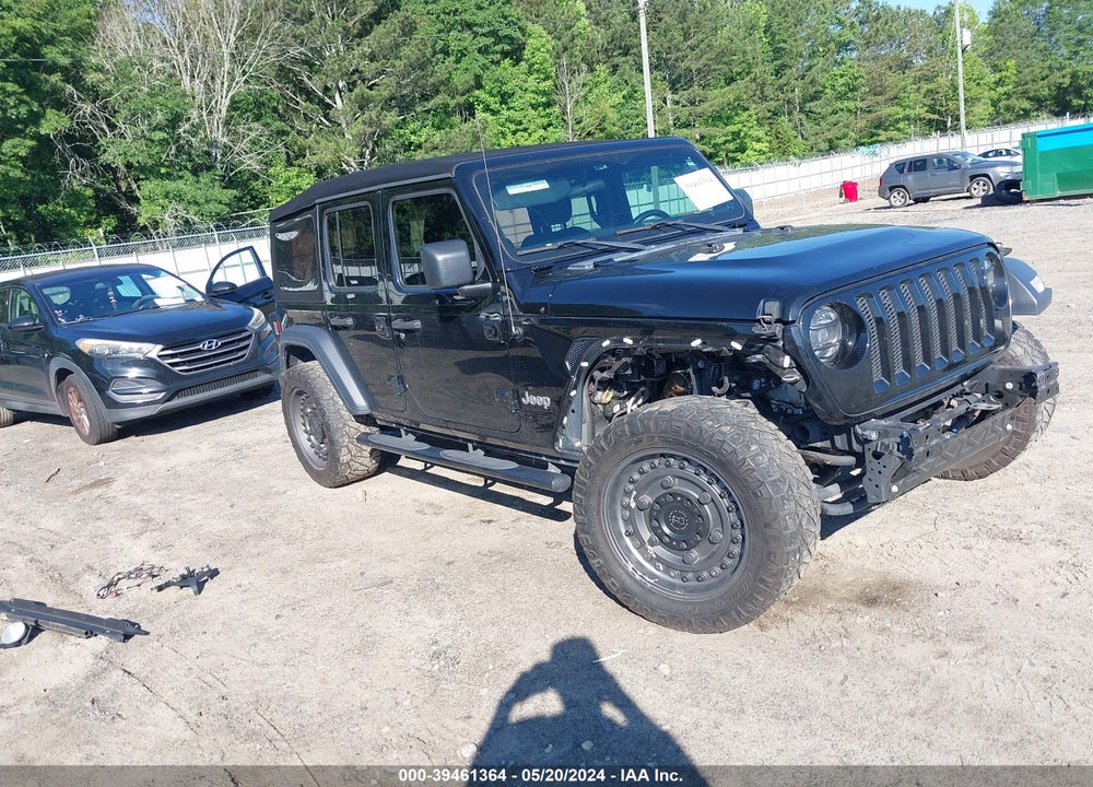 2020 JEEP WRANGLER UNLIMITED SPORT S 4X4 VIN: 1C4HJXDG2LW240717