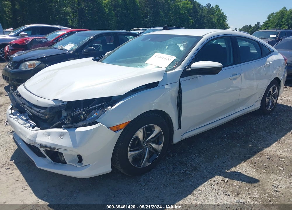 2020 HONDA CIVIC LX VIN: 2HGFC2F64LH592299