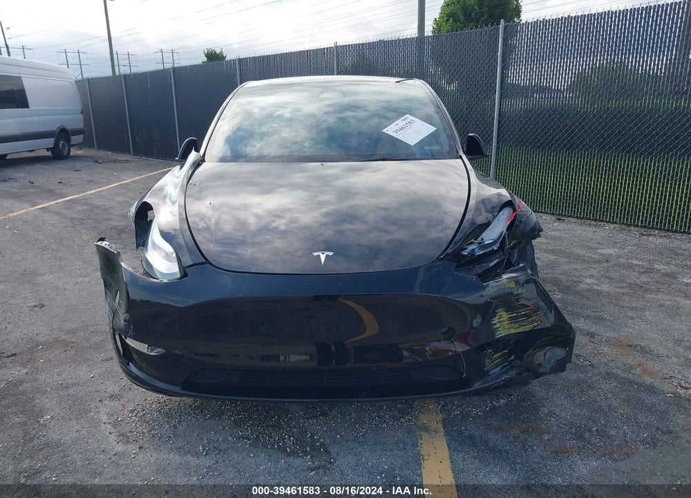2021 TESLA MODEL Y LONG RANGE DUAL MOTOR ALL-WHEEL DRIVE VIN: 5YJYGAEE4MF250356