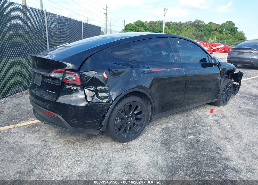 2021 TESLA MODEL Y LONG RANGE DUAL MOTOR ALL-WHEEL DRIVE VIN: 5YJYGAEE4MF250356