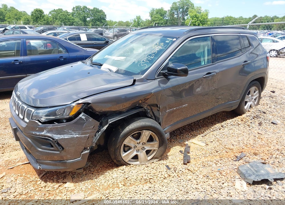 2022 JEEP COMPASS LATITUDE FWD VIN: 3C4NJCBB9NT140013